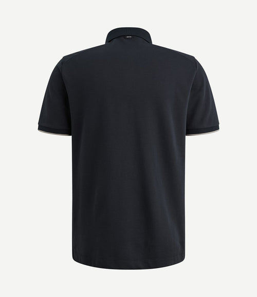 Piqué poloshirt sky captain