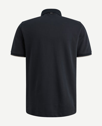 Piqué poloshirt sky captain