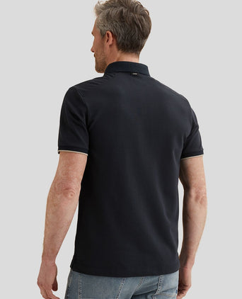 Piqué poloshirt sky captain