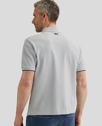 Piqué poloshirt lichtblauw