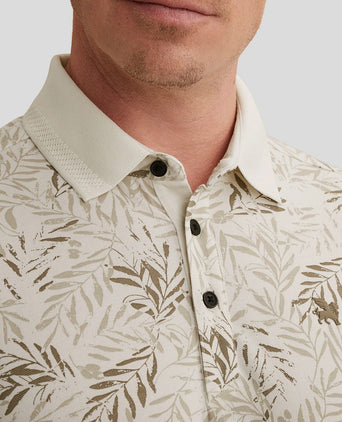 Poloshirt print ecru