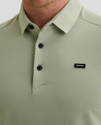 Piqué poloshirt aqua gray