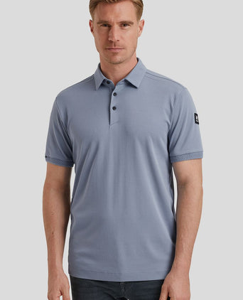 Vanguard poloshirt interlock jersey blauw