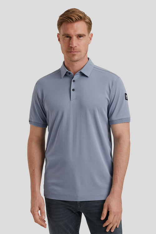 Vanguard poloshirt interlock jersey blauw
