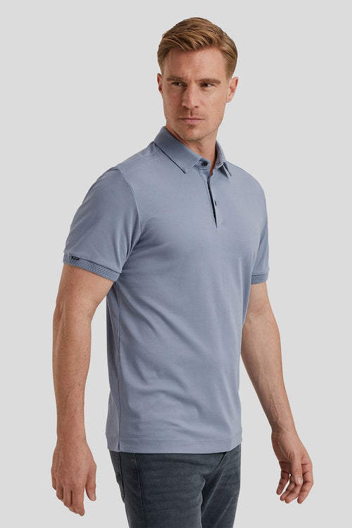 Vanguard poloshirt interlock jersey blauw