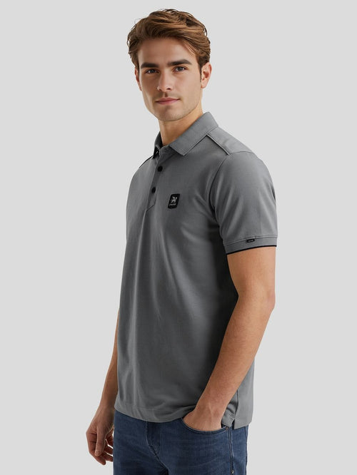 Vanguard poloshirt piqué dark slate | Regular-fit