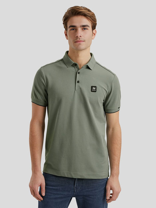 Vanguard poloshirt piqué groen | Regular-fit