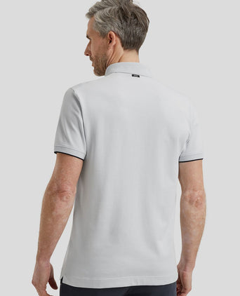 Vanguard poloshirt piqué lichtblauw | Regular-fit