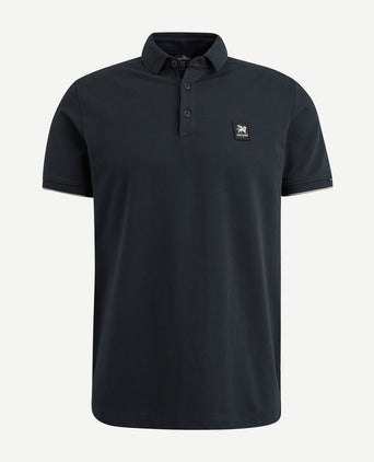 Vanguard poloshirt piqué donkerblauw | Regular-fit