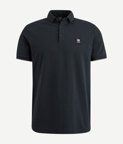 Vanguard poloshirt piqué donkerblauw | Regular-fit