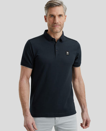 Vanguard poloshirt piqué donkerblauw | Regular-fit