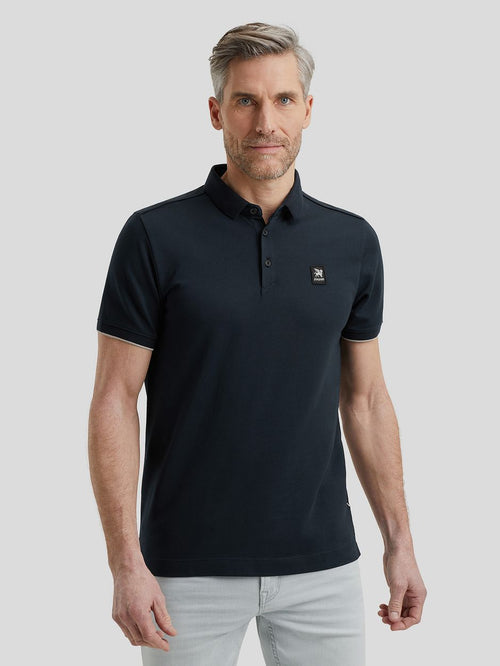 Vanguard poloshirt piqué donkerblauw | Regular-fit