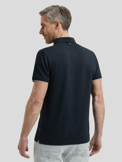 Vanguard poloshirt piqué donkerblauw | Regular-fit