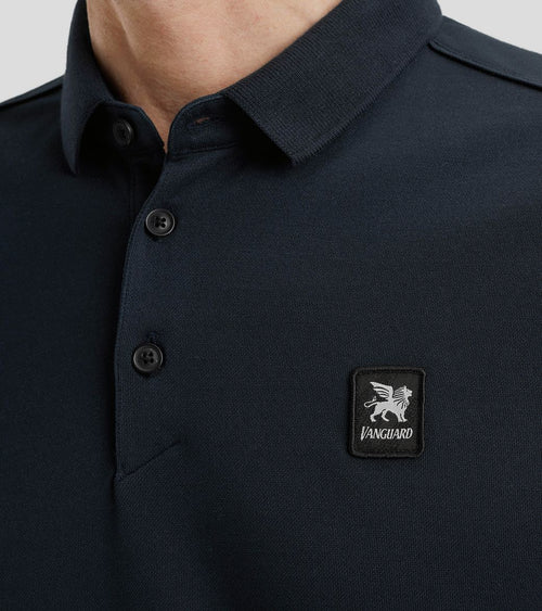 Vanguard poloshirt piqué donkerblauw | Regular-fit