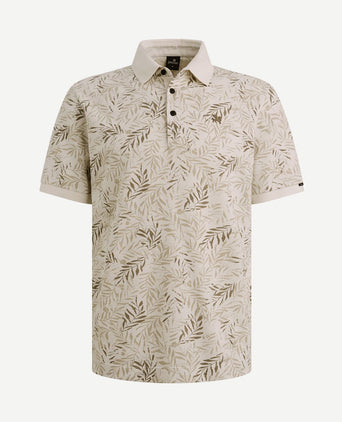 Poloshirt print ecru