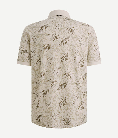 Poloshirt print ecru