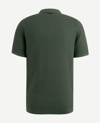 Vanguard poloshirt structuur groen | Regular-fit