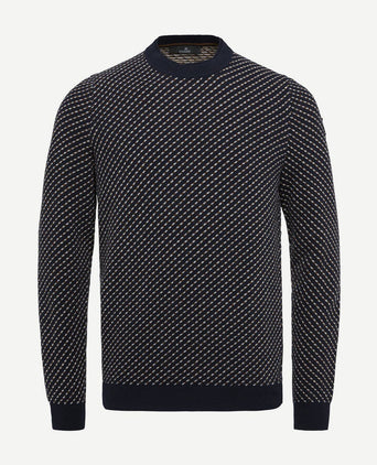 Pullover wol donkerblauw