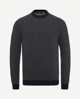 Pullover wol donkerblauw