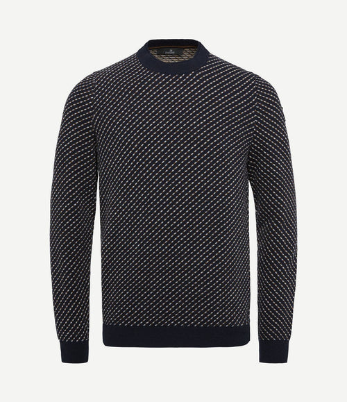 Pullover wol donkerblauw
