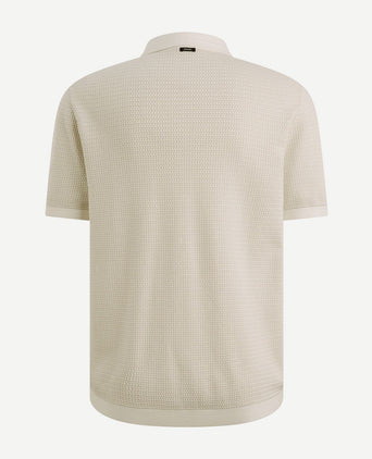 Short sleeve cardigan ecru