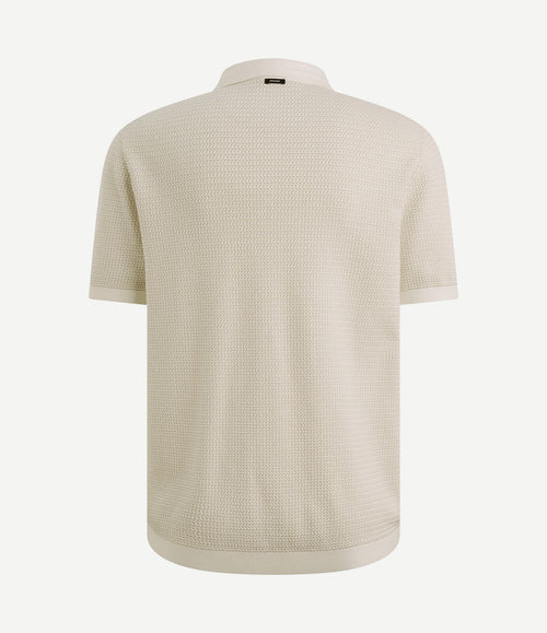 Short sleeve cardigan ecru