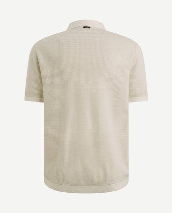 Short sleeve cardigan ecru