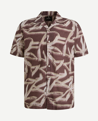 Short sleeve overhemd print catawba grape