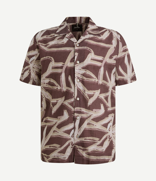 Short sleeve overhemd print catawba grape