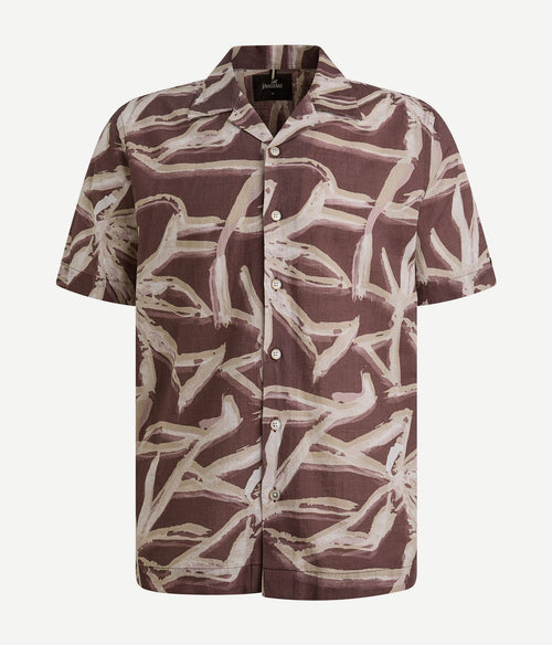 Short sleeve overhemd print catawba grape