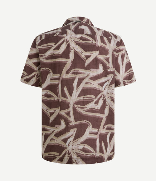 Short sleeve overhemd print catawba grape