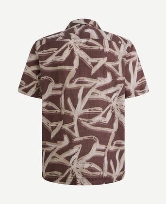 Short sleeve overhemd print catawba grape