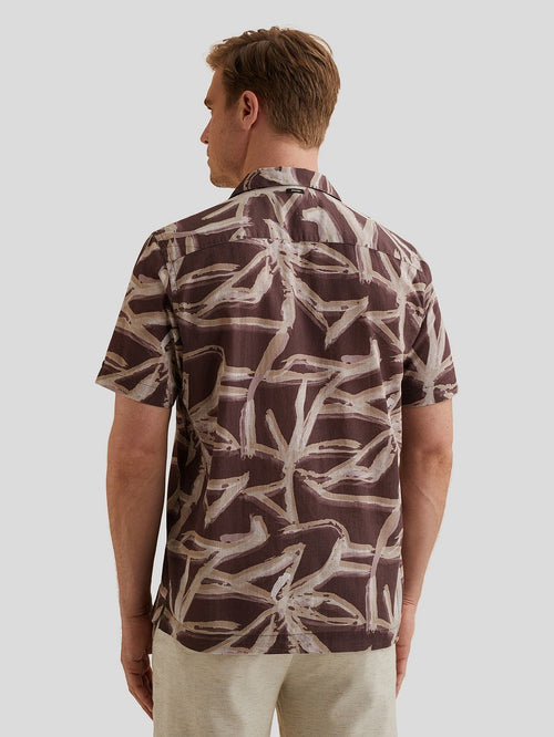 Short sleeve overhemd print catawba grape
