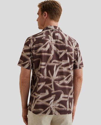 Short sleeve overhemd print catawba grape