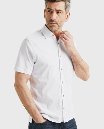 Vanguard short sleeve overhemd wit | Regular-fit
