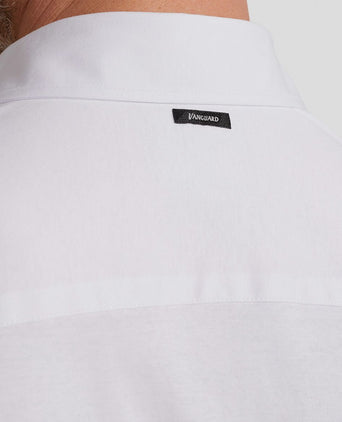 Short sleeves overhemd wit