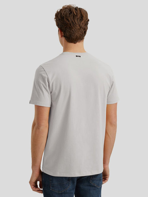 T-shirt jersey lichtblauw