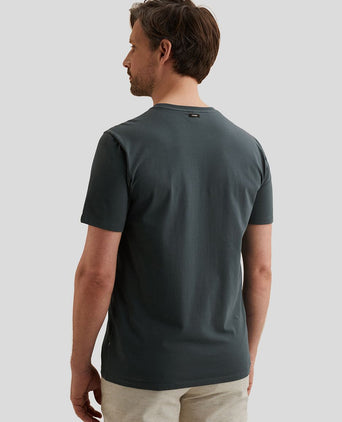 T-shirt logo donkerblauw
