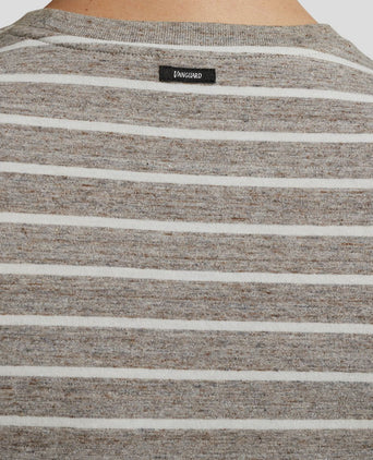 T-shirt strepen bruin