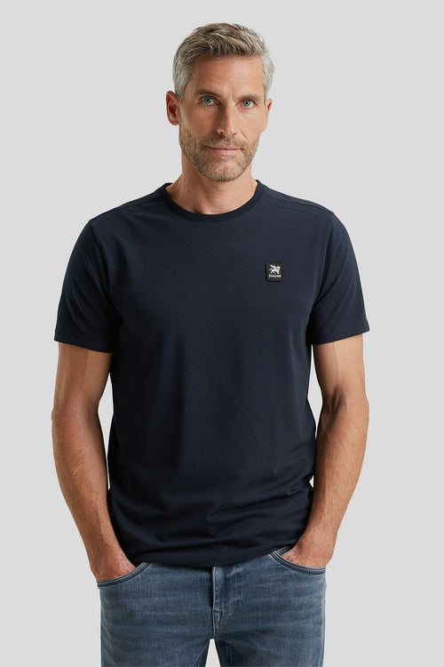 Vanguard t-shirt jersey donkerblauw | Regular-fit