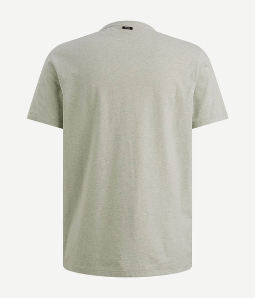 T-shirt logo melange lichtgroen