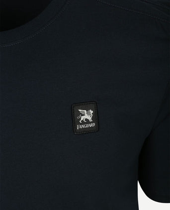 T-shirt logo donkerblauw