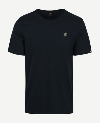 T-shirt logo donkerblauw