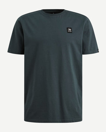 T-shirt logo donkerblauw