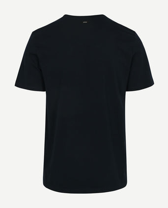 T-shirt logo donkerblauw
