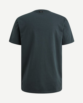 T-shirt logo donkerblauw