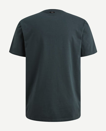 T-shirt logo donkerblauw