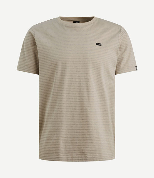 T-shirt streep beige