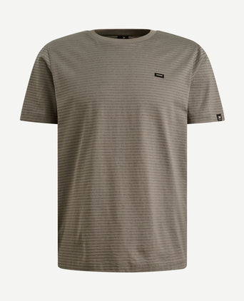 T-shirt streep taupe