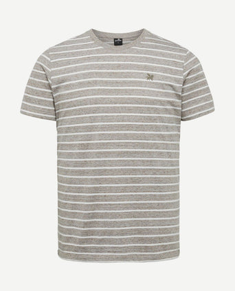 T-shirt strepen bruin